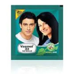 Vasmol Hair Color in Bangladesh for natural black shade and grey hair coverage