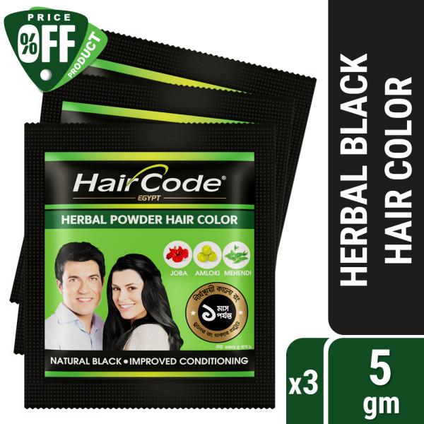 Hair Code Egypt Herbal Hair Color Black 5g NO:D30497805420001