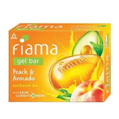 Fiama Gel Bar Soap Peach & Avocado 125g BD Fiama Gel Bar Soap Peach & Avocado 125g in Bangladesh for soft smooth and hydrated skin care