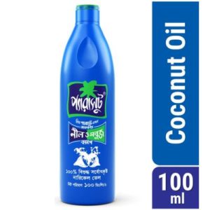 Parachute Coconut Oil 100ml in Bangladesh for strong healthy shiny hair and daily hair care