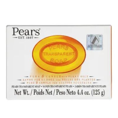 Pears Transparent Soap 125g in Bangladesh for gentle cleansing and soft smooth skin
